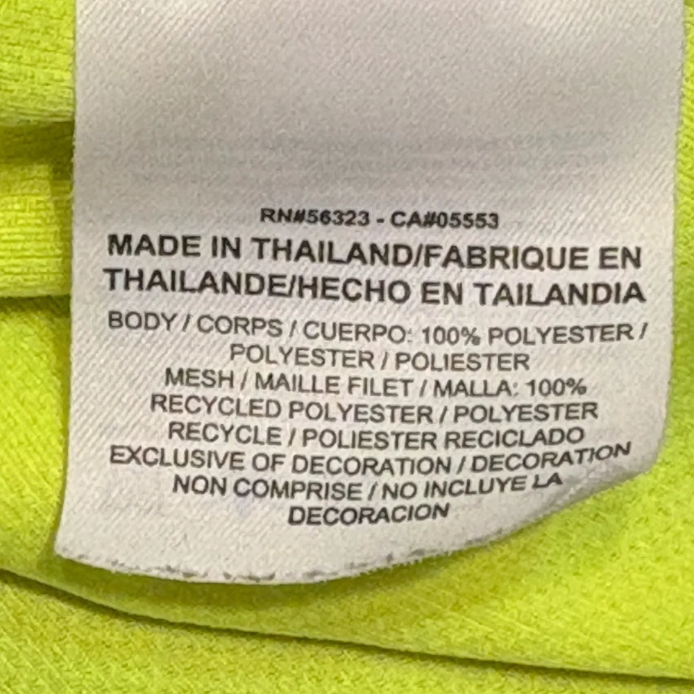 Nike Women's One Dri-FIT tank top in a neon yellow color size M